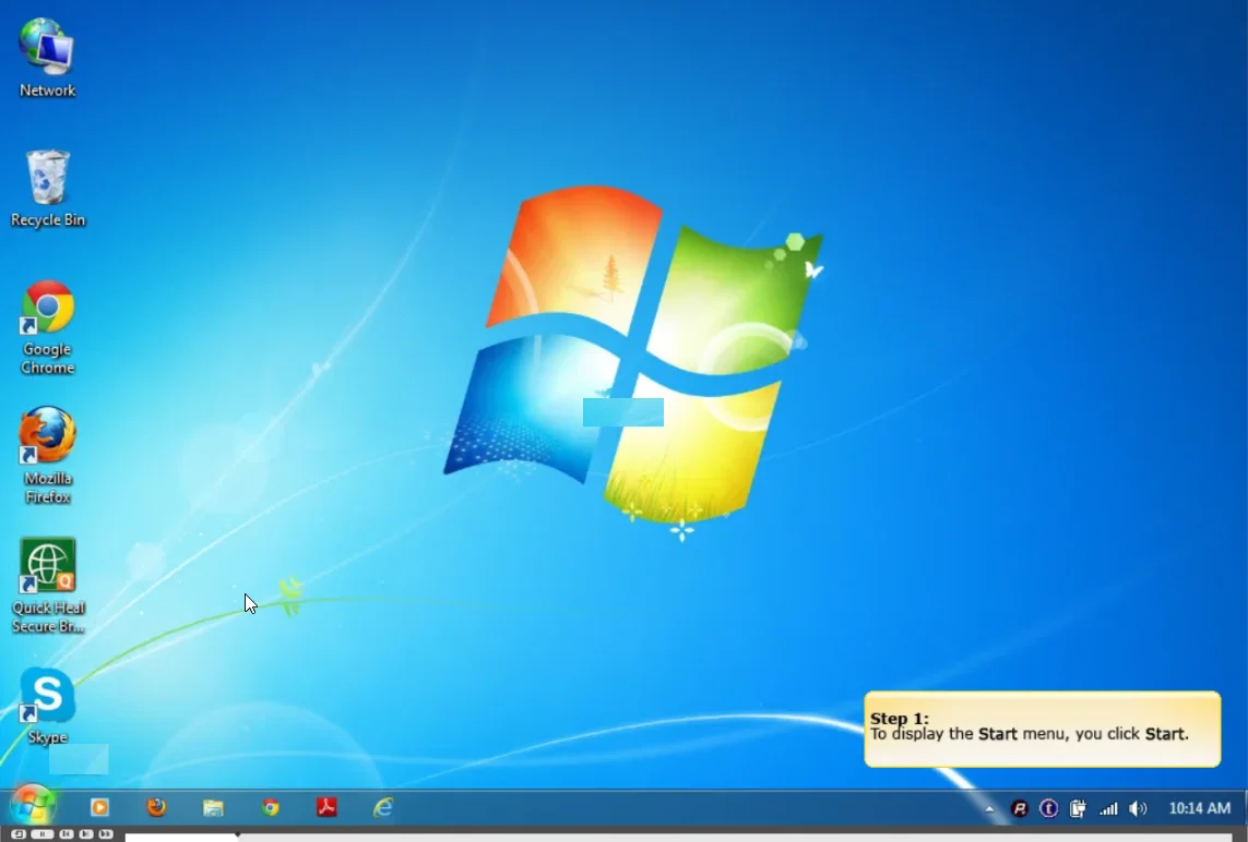 Show Me Software Simulation