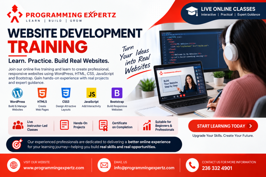 Website Development Training